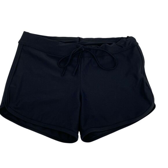 Yonique Womens Black Drawstring Running & Jogging Activewear Hot Pants Sz Small - Picture 1 of 7